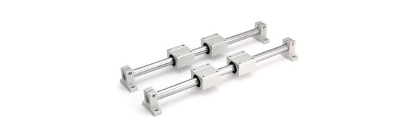 SET: linear bearing SCE20UU / Precision shafts 20mm h6 sanded and cured / shaft holder SH20