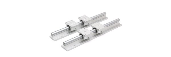 SET: Linearlager TBR20UU / Supported Rail TBS20