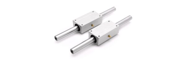 SET: linear bearing SCE20LUU & precision shafts with threaded holes M10x25