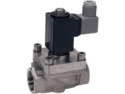 2/2-way solenoid valve MV-22-D43 / 702-G1 / 4i 1.4581 FKM-Z-C-0-24D