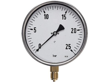Manometer Gehäuse-Ø 100 mm MT-100-1/0B-G1/2a-R-RF-I