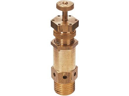 Safety valve SV Mini OB-G1 / 8-do6-MS FKM 1.5 / 4.0