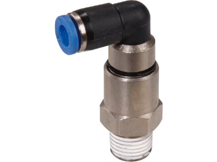 Angle rotation in fitting, hose 6mm, thread R1 / 8a, STVS-QGCK-R1 / 8a-6-MSV-RTD1200-SMQ