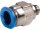 Male Connector, hose 4mm, threaded M6a, STVS-QCKO-M6a-4-MSV-S-M110