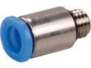 Male Connector, hose 4mm, threaded M6a,...