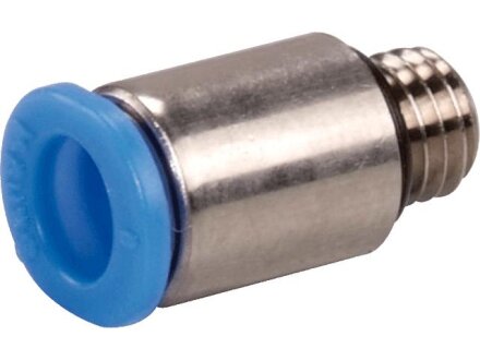 Male Connector, hose 6mm, thread R1 / 8a, STVS-QCKR-R1 / 8a-6-MSV-S-M110
