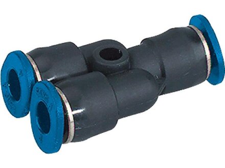Y-connector, hose 3mm, hose 4, STVS-QYCK-4-3-3-KU-S-M110
