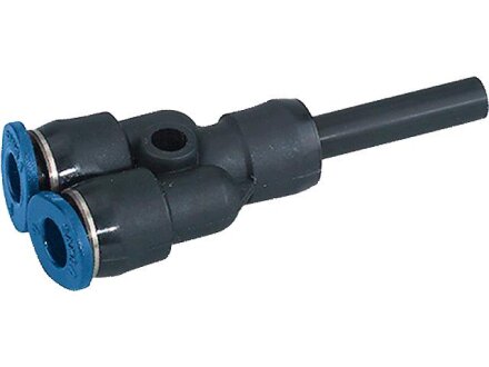 Y-Stecknippel, Schlauch 3mm, Schlauch 3, STVS-QYSN-3-3-3-KU-S-M110