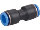 straight connector, tube 6mm, STVS-QGVCK-6-PBT-S-M120