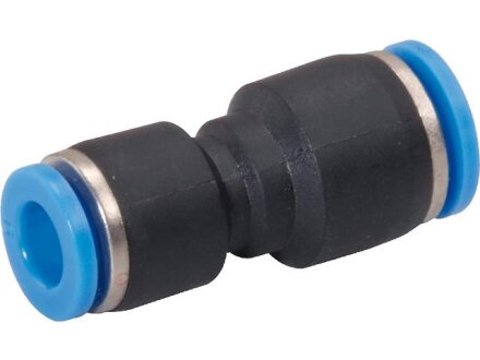 conexión de enchufe recto, reductor, manguera de 8 mm, manguera de 10 mm, STVS-QGVCK-10-8-PBT-S-M120