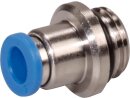 Male Connector, hose 4mm, threaded M5A,...