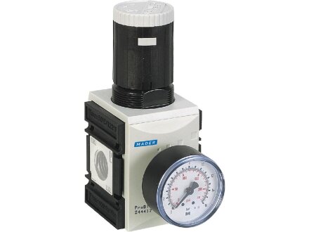 Pressure regulator G 3/8 DR-H-G3 / 8i-16 to 0.1 / 1 PA66-PB2