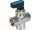 3-way valve à bille KHM-3-L-G1 / 8i-20 MSCR PTFE KU-BL-6700