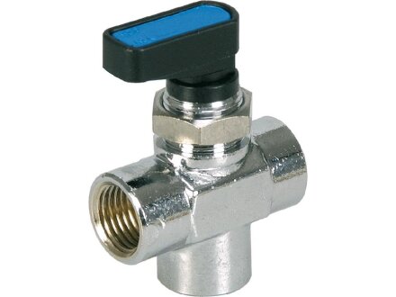 3-way valve à bille KHM-3-L-G3 / 8i-20 MSCR PTFE KU-BL-6700