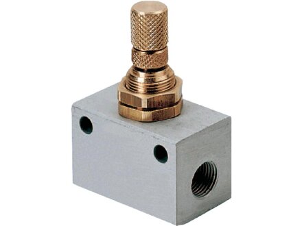Flow control valve DRV-BD-1/8-AL / MS-NBR-RS-8850 MA