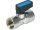 2/2-way couplers ball valve Micro 2 KHM-2-G1 / 8i-20 MSCR PTFE KU-BL-6400