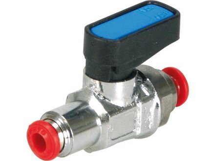 2/2-way couplers ball valve Micro 2 KHM-2-SQ6-SQ6-MSCR PTFE KU-BL-6560