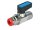2/2-way couplers ball valve Micro 2 KHM-2-R1 / 8a-SQ4-MSCR PTFE KU-BL-6570