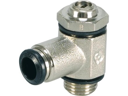 Supply air-flow control valve DRVZ-HSAQ-G1 / 8a-5-MSV-NBR-SS-MA-10
