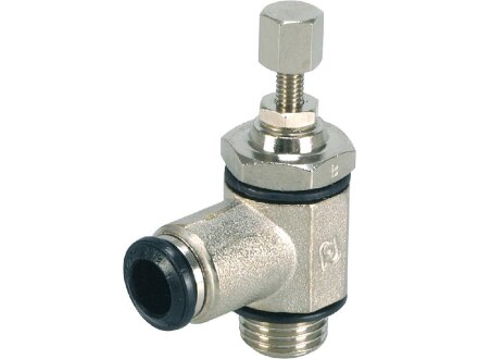 Exhaust flow control valve DRVA-HSAQ-G1 / 4a-6-MSV-NBR-SKT-10-MA