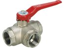 3/2-way ball valve KHM-3-L-G1 / 4i-40-MSV-PTFE-AL-RT-M34