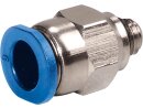 Male Connector, hose 3mm, threaded M5a,...