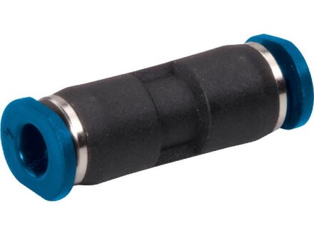 straight connector, tube 6mm, hose 6mm, STVS-QGVCK-6-6-PBT-S-M110