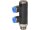 L-plug distributor 2-fold with hollow screw, tube 8mm, G1 / 8a, STVS-QLCKH2-G1 / 8a-8-KU-SBR-V1-M120