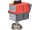 3/2-way ball valve with actuator EKH-2-F03-V9-85 / 240V AC / DC-MSV-G1 / 4i-L