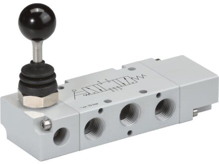 5/3-way valve de levier à main V10-53-18-MH M-PC