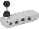 5/3-way hand lever valve V10-53-18-MH-R-CC