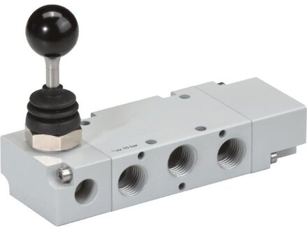 5/3-way hand lever valve V10-53-18-MH-R-OC