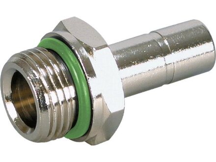 Screw-in nipple, hose 10mm, thread G3 / 8a, STVS-QGSO-G3 / 8a-10-1.4404-S-V1-M230