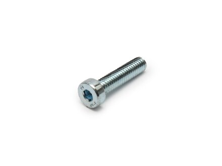 DIN 7984 cylinder head screw with hexagon socket and low head, 8.8, galvanized M4x14
