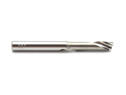 Fresa in metallo duro integrale ø3.175mm con un tagliente. Lunghezza del tagliente: 7 mm