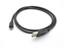 USB 2.0 cable, A male to Micro B male