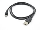 USB 2.0 cable, A male to mini B male