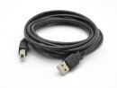 USB 2.0 Cable, A Male to B Male