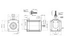 Schrittmotor mit Encoder / EM-6H2M-04D0 / Flansch 60mm / 4A / 300Ncm