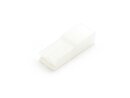 Insulating sleeve 6.3 / straight, Snap-PA 6.6, natural