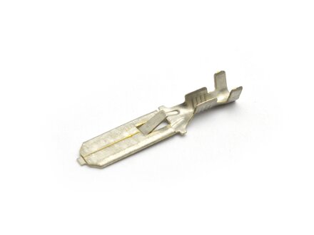 Flat connector with locking tongue 0,5-1,5mm² Steckmaß: 6.3 x 0.8 mm