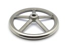Spoke wheel DIN 950 made of cast iron 5 is rotated spoke...