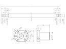 Kogelomloopspindel SFU1605-DM 2242mm voor Easy-Mechatronics System 1620A - L2200