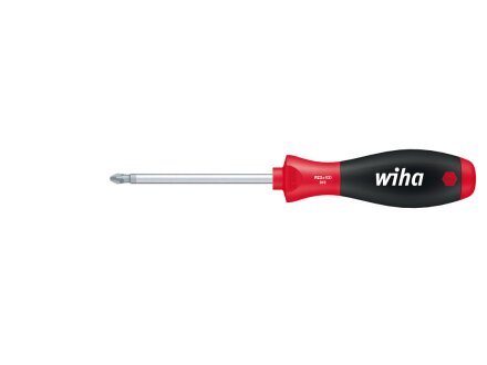 Destornillador Wiha SoftFinish® serie 313, ranura en cruz (PZ) con hoja corta y redonda, rechoncho