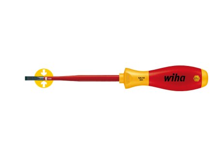 Wiha SoftFinish® electric screwdriver series slim Fix 3201, slot