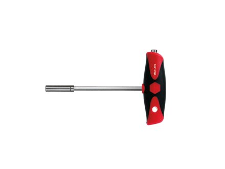Wiha Comfort Grip Screwdriver with T-handle and two bit holders Series 388DS, magnetic