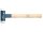Wiha mallet non-rebound, very hard series 8001, with hickory wood handle, round-impact head