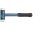 Martello Wiha soft face, anti contraccolpo, molto duro serie 8021, con impugnatura in tubolare dacciaio, testa tonda