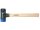 Wiha Safety hammer soft / medium soft series 832-13, with hickory wood handle, round-impact head