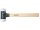 Wiha Safety hammer very hard series 832-99, with hickory wood handle, round-impact head